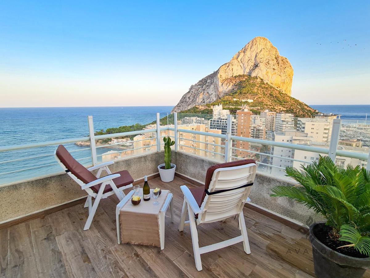 A008 - Ático nuevo con las mejores vistas de Calpe Exterior foto
